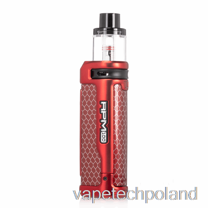 Vape Shop Warszawa Smok Obr/min 100 Pod Mod Kit Matowy Czerwony